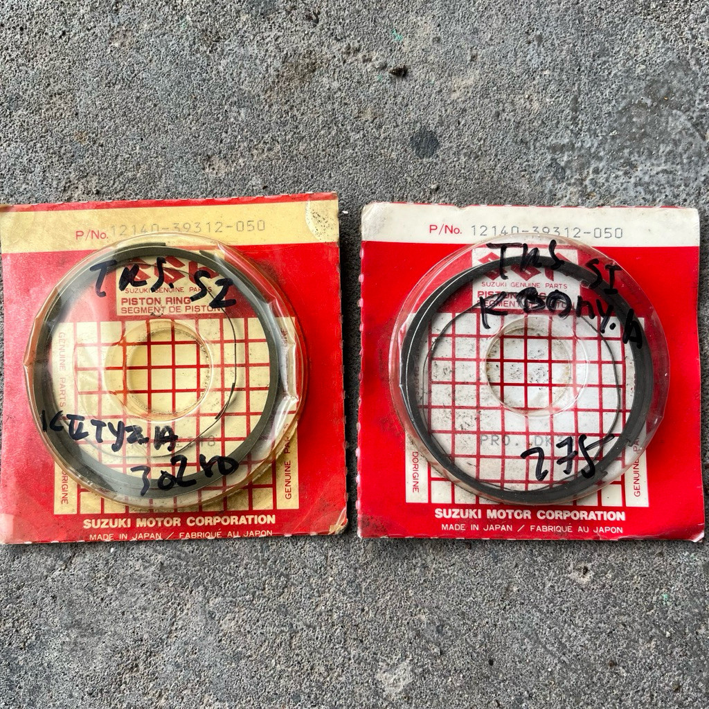Ring pir per seher Piston suzuki TRS 118 OS50 ORI SGP JAPAN 12140 39312 050