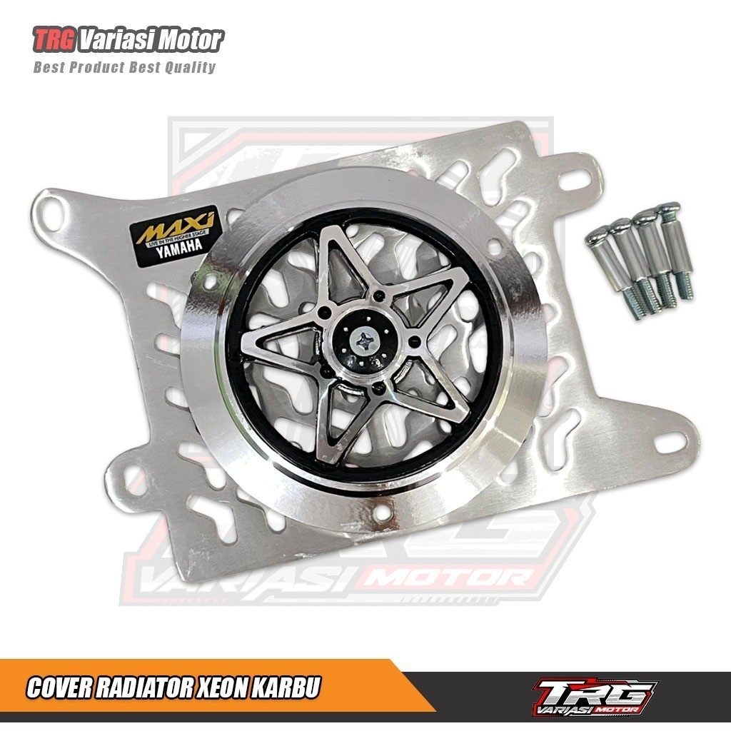 Cover Radiator Xeon Karbu Tutup Radiator Xeon Karbu Set Spinner Bintang