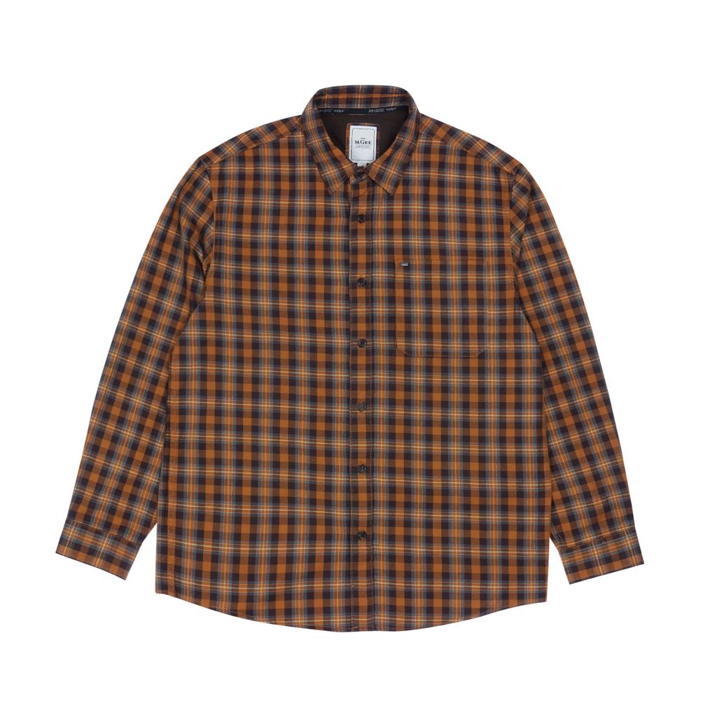 MGEE TEXAS CKKR035 KEMEJA BASIC SHIRT CASUAL PRIA LENGAN PANJANG
