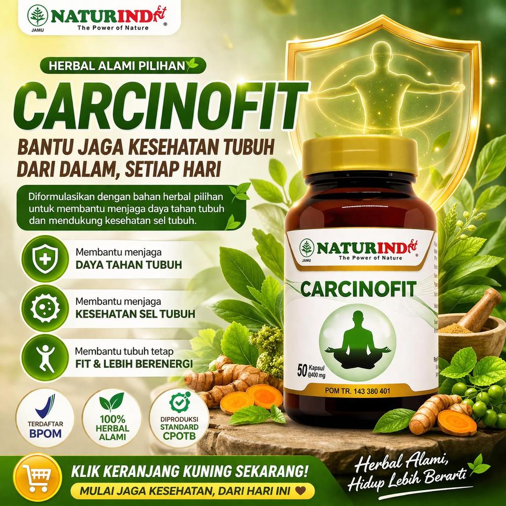 Naturindo Carcinofit Obat Kanker Tumor Original
