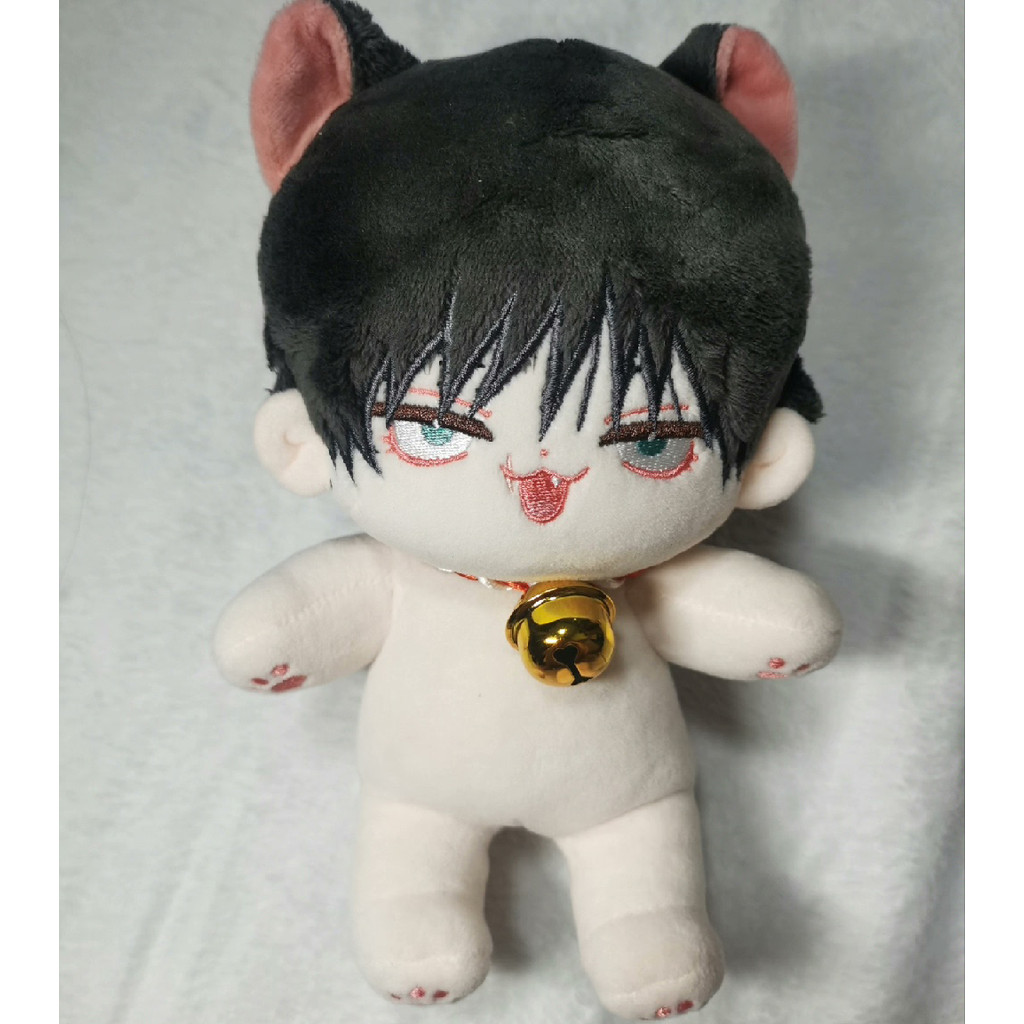 Anime Character Cute Fushiguro Toji 20cm Cosplay Soft Plush Doll Body Dress Up Cotton Stuffed Toys D