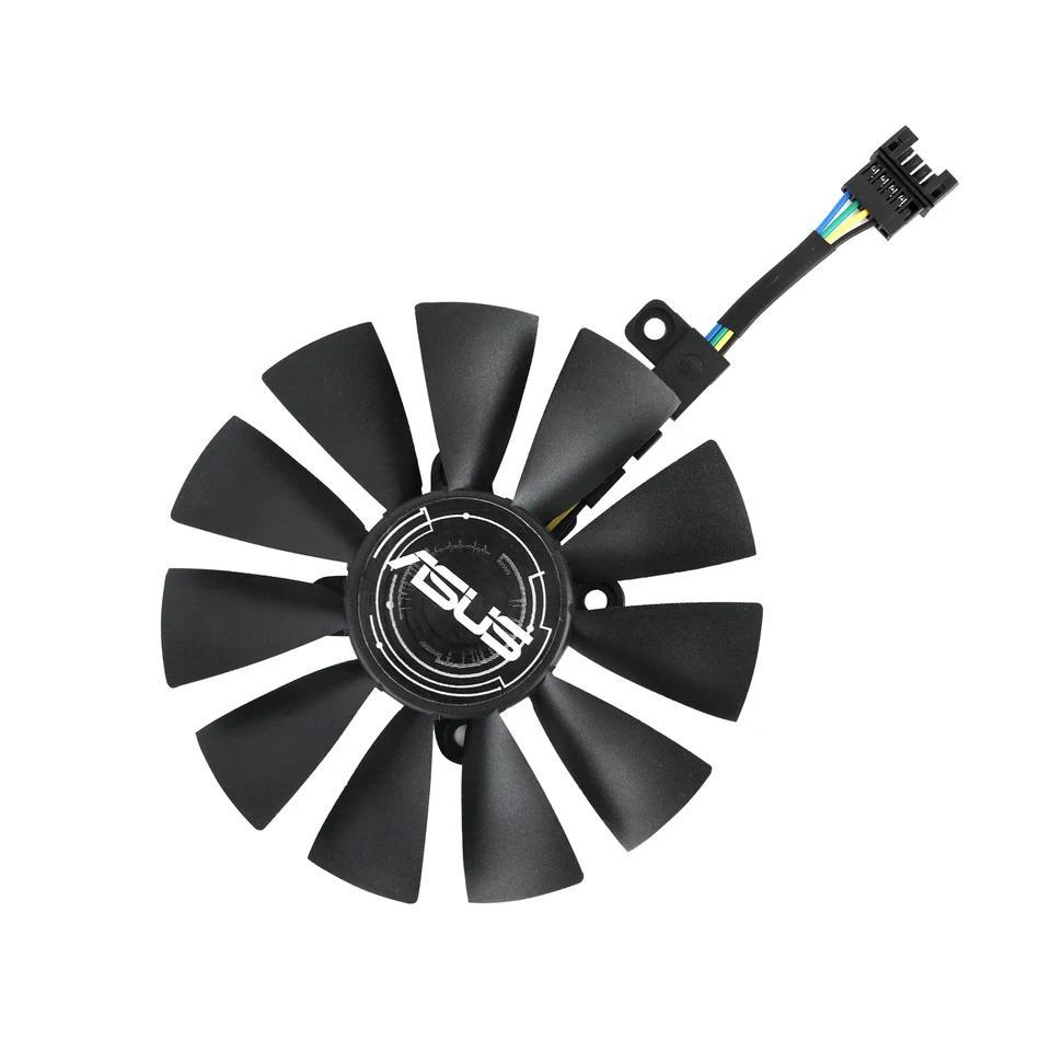 For ASUS AREZ ROG Strix RX VEGA56 VEGA64 580 590 480 OC Edition Graphics Card Cooling Fan 87MM FDC10