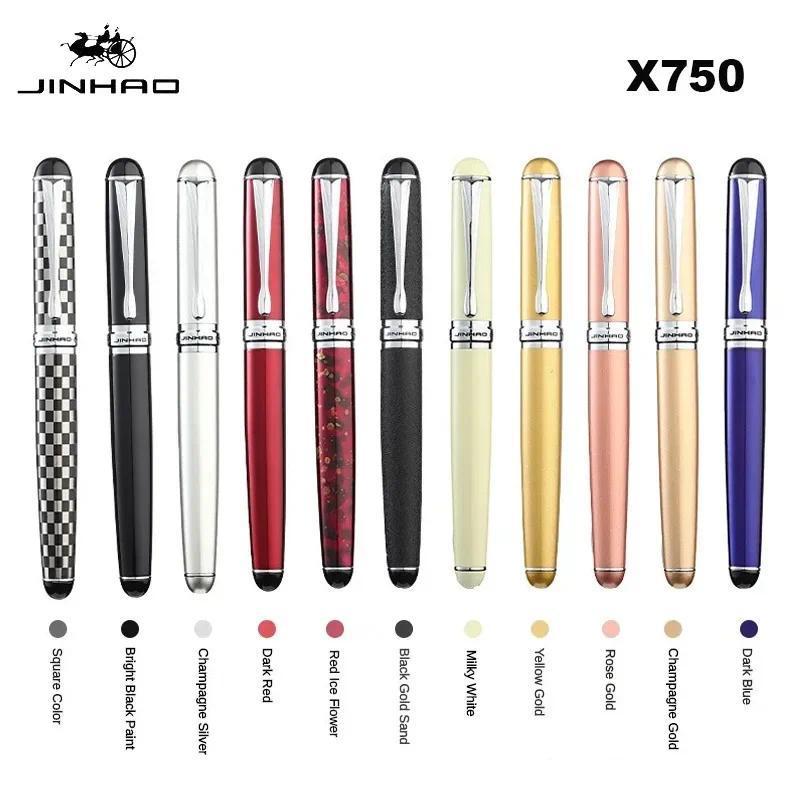Jinhao X750 Fountain Pen Luxury Elegant Pens 1.0mm Oblique/F Type Fine Iraurita Nib Writing Sool Off