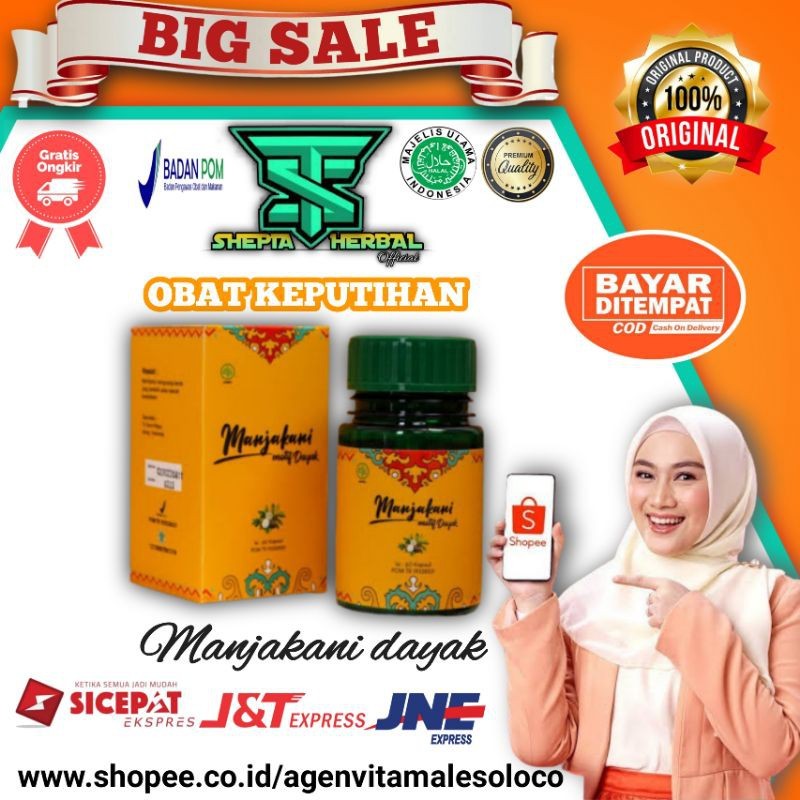 FRESH MANJAKANI dayak original herbal keputihan manjakani miss v Berkualitad