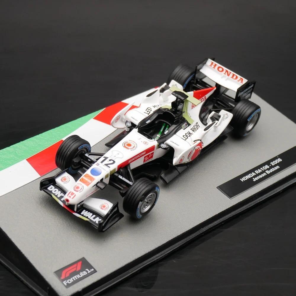 Ixo 1:43 Honda RA106 2006 Jenson Button Racing ecast Car Model Metal Toy Vehicle