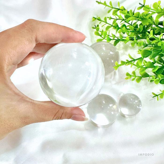 Bola Kristal Fotografi - Crystal Ball Jumbo Artificial Props foto IMPODIO - 6CM