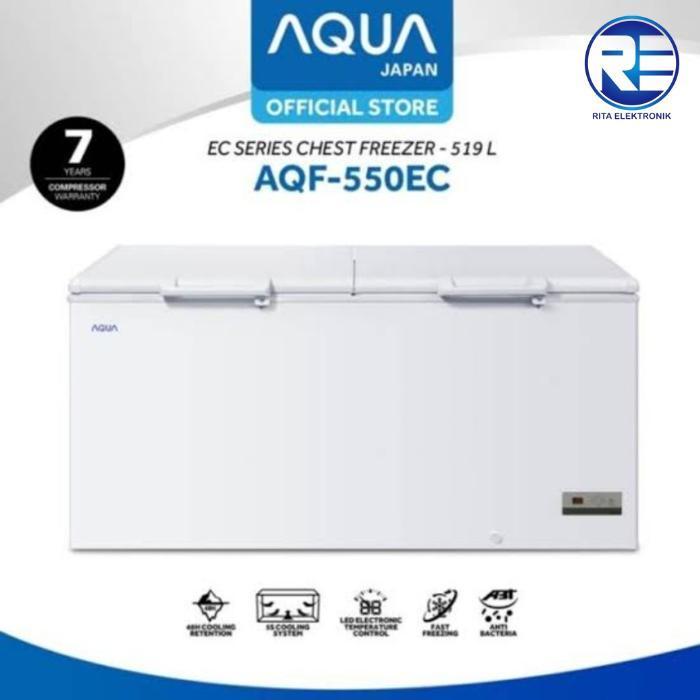 Frizer Box Aqua Kapasitas 550 Liter AQF 550EC