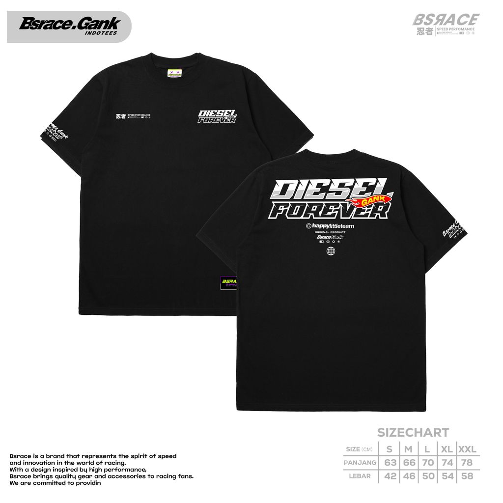 Kaos Diesel Gank Original baju Diesel Turbo Forever Unisex Terbaru Bisa COD