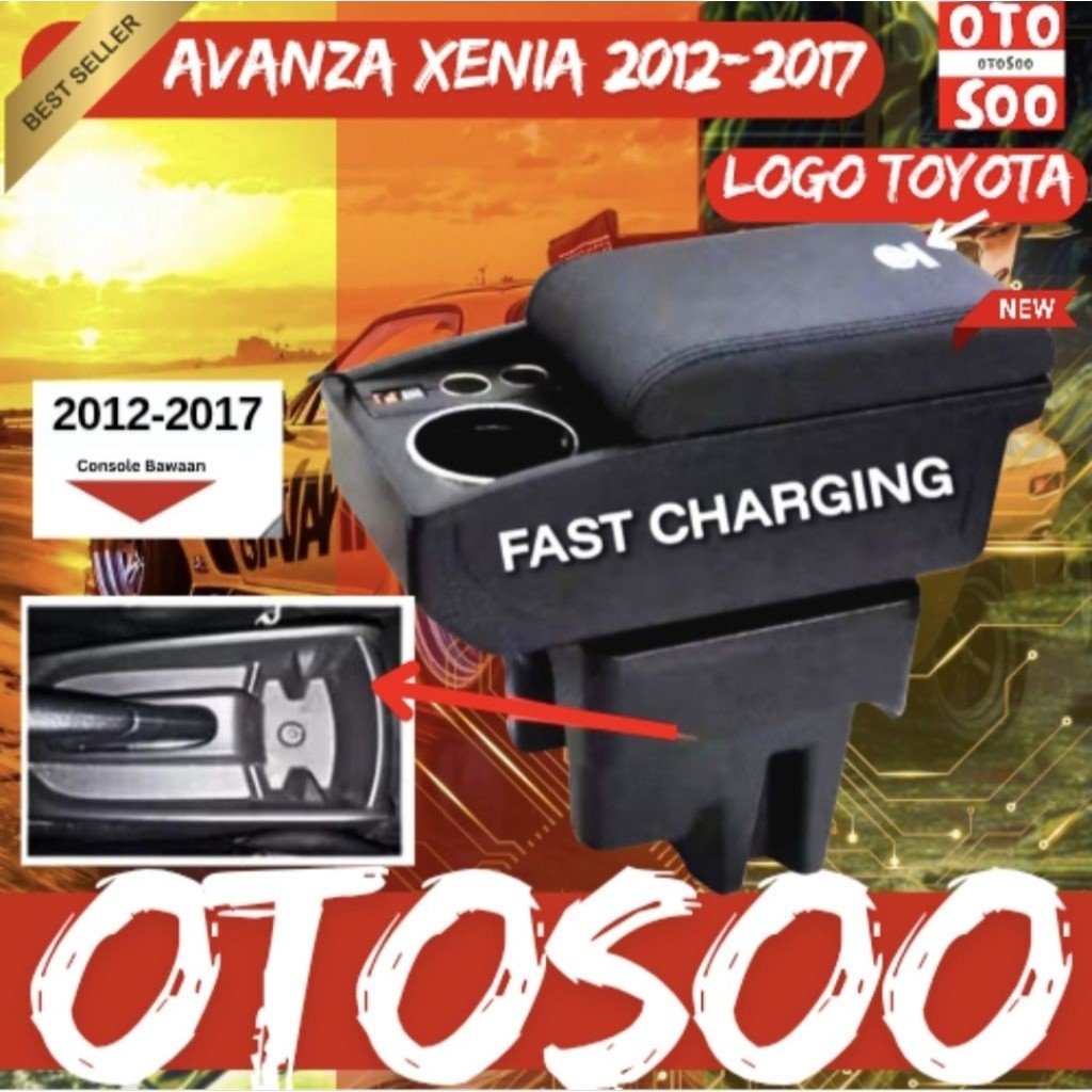 ARMREST Avanza Xenia 2012 to 2017 console box Avanza Xenia 2012-2017-OTOSOO ARMREST