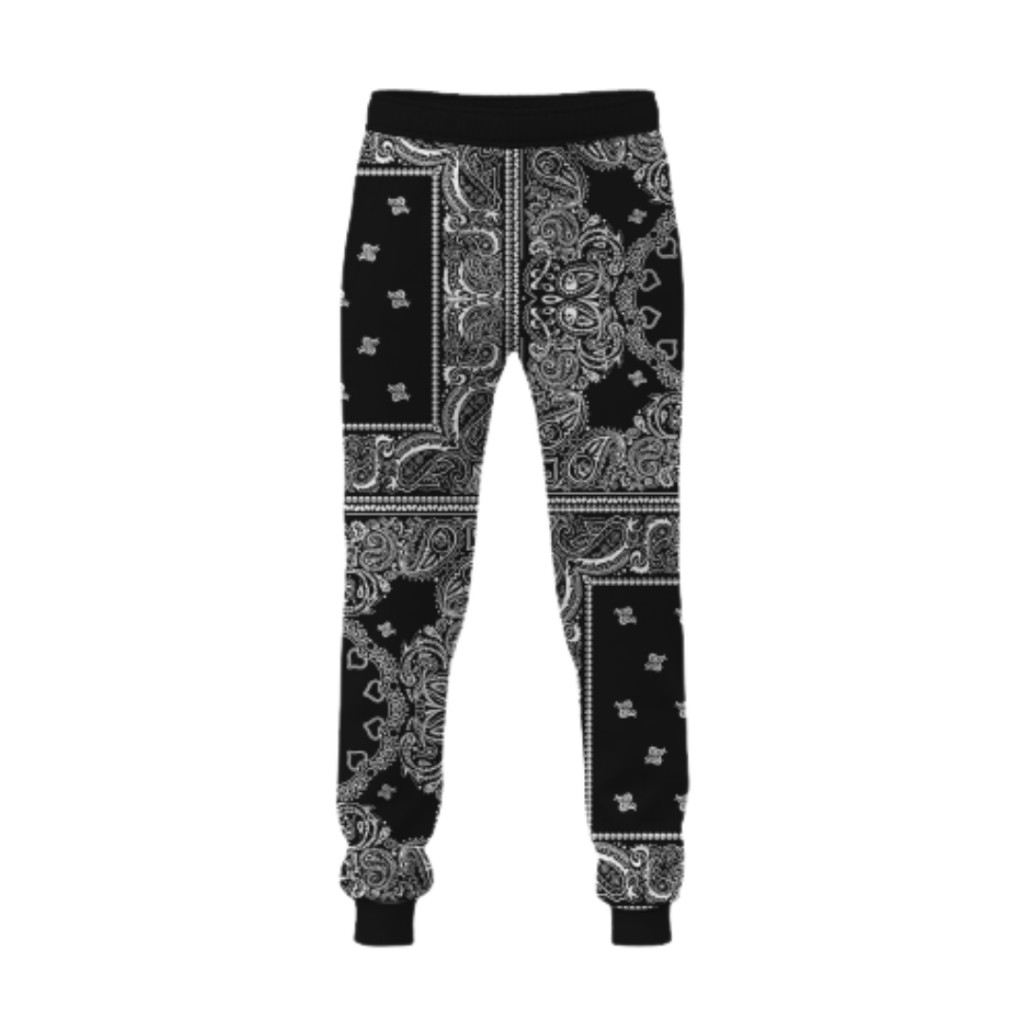 Joger Sweatpants Bandana Celana Joger Sweatpants Bandana Paisley Printing