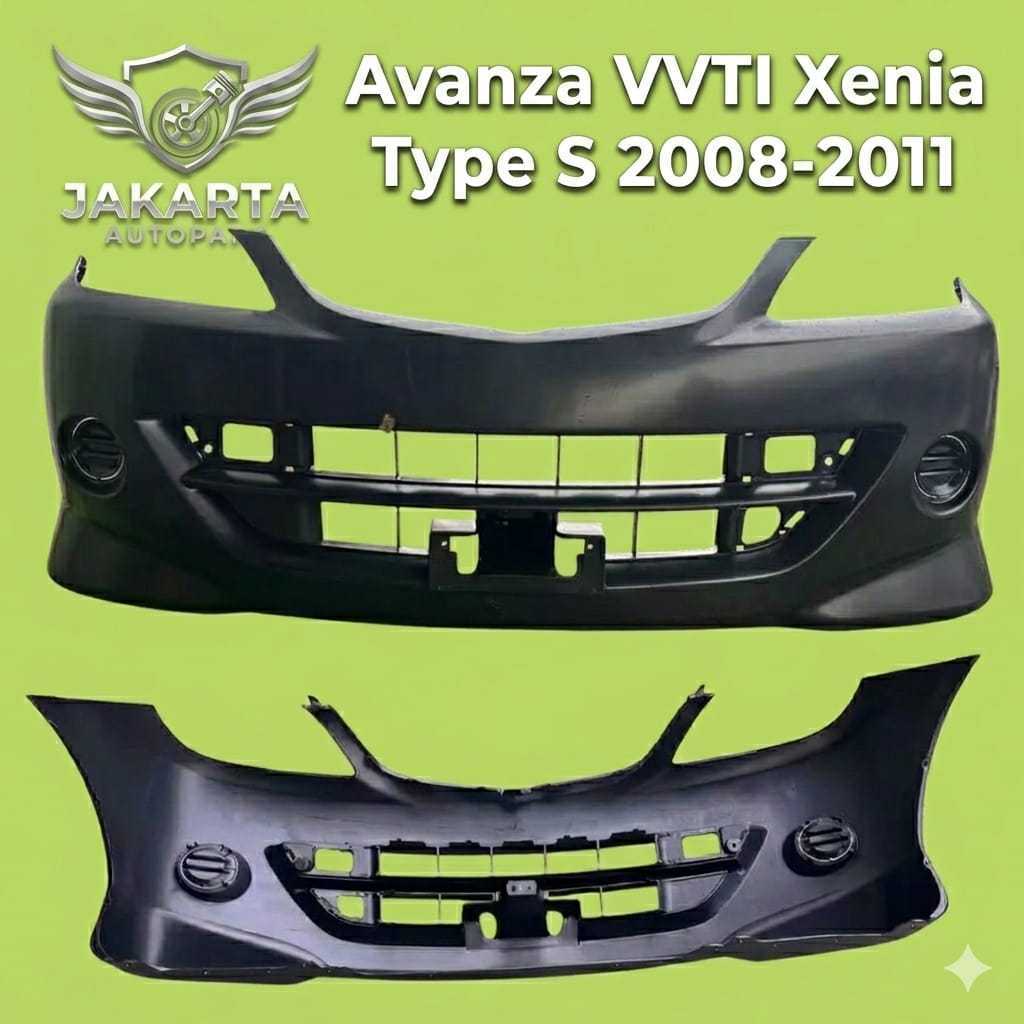 BEMPER BUMPER DEPAN AVANZA 2008 2009 2010 2011 TYPE S XENIA SPORTY BARU IMPORT 52119-BZ350 BEMPER ON