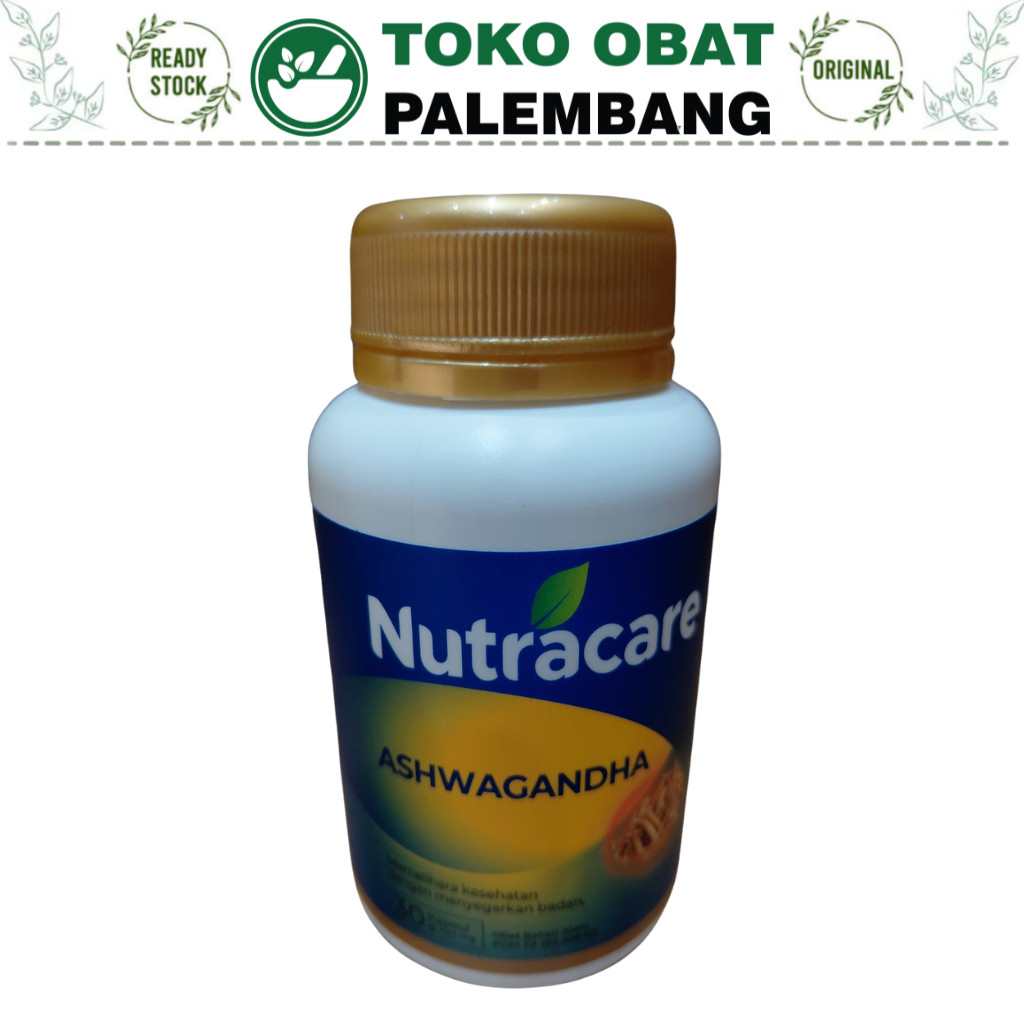 NUTRACARE ASHWAGANDHA 30 KAPSUL STRES KURANG TIDUR NUTRA CARE ASWAGANDA