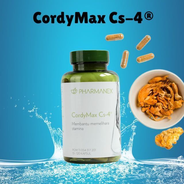 Suplemen Energi & Stamina CordyMax / Untuk Atlet atau yang Sering Lelah, Meningkatkan Kapasitas Olah