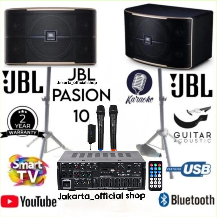 Paket karaoke smart tv/android tv/JBL 10 inch amplifier bluetooth