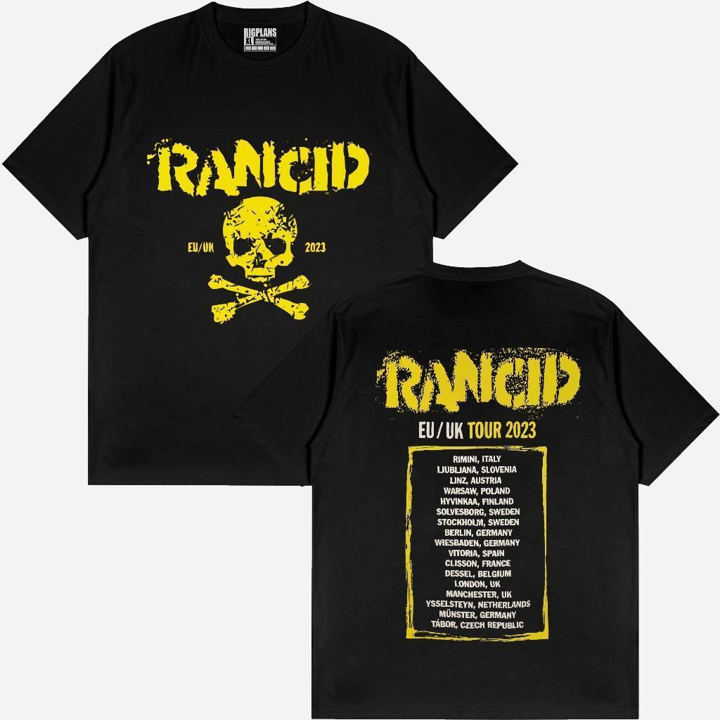 Toko Kaos Keren - RANCID - TOUR 2023 / KAOS BAND PUNK RANCID DISTRO MUSIC PRIA PREMIUM COTTON