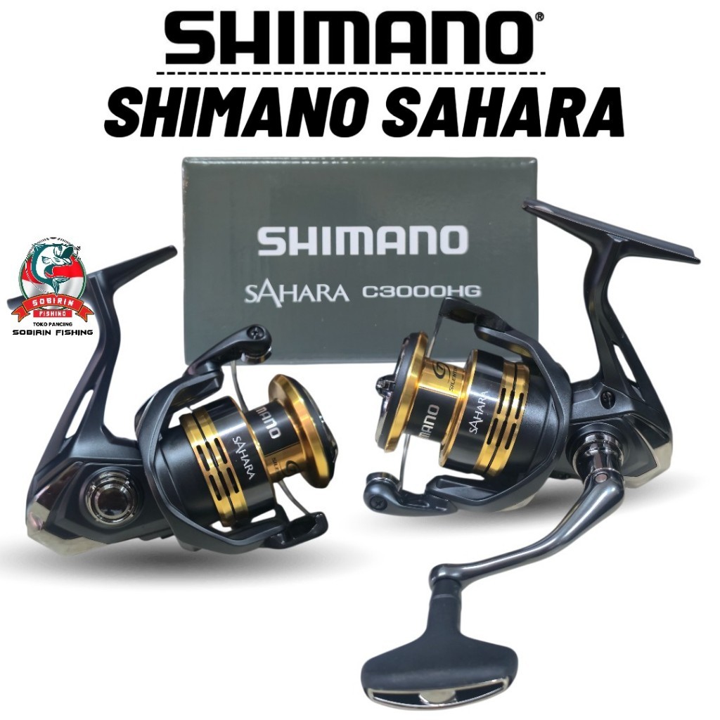 reel spinning shimano sahara C3000HG  - C3000 power handle - reel pancing shimano