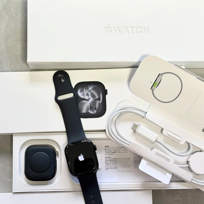 100% Original Apple Watch S11 5G GPS Cellular Model Terbaru Layar Anti Gores HD Bluetooth Call IP68 