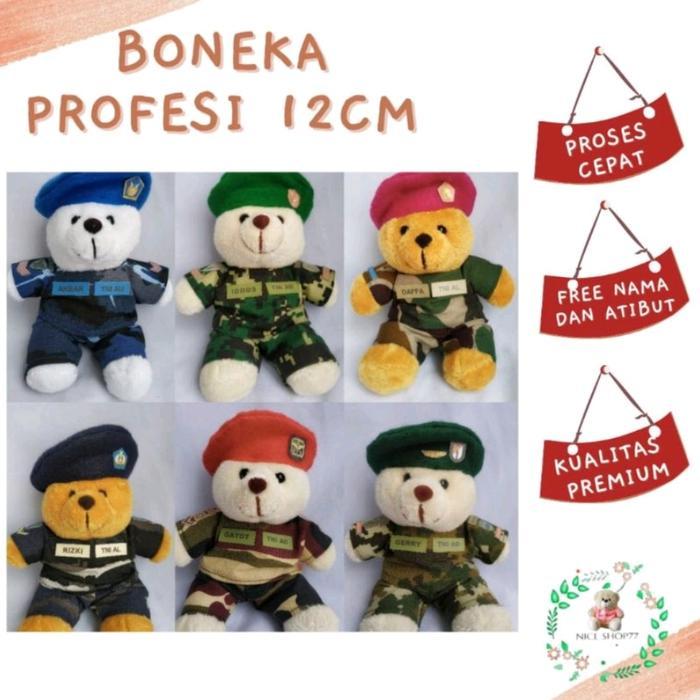 PROMO Boneka Profesi TNI / boneka Tentara ABRI - Kotak Mika