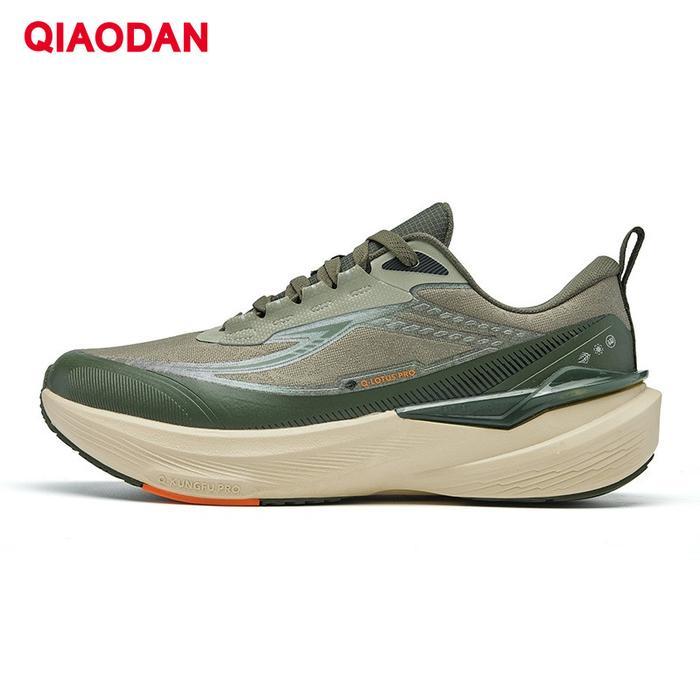Sepatu QIAODAN Yuyan 5 Men's Running Shoes 2025 Winter Waterproof Sports Shoes Shock-absorbing Non-s