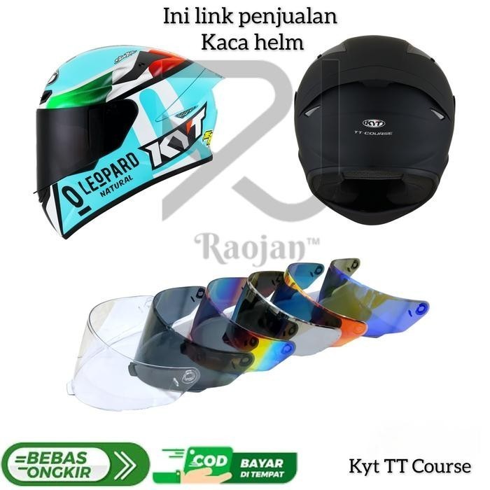 Kaca helm Kyt TT Course Visor helm Kyt TTC