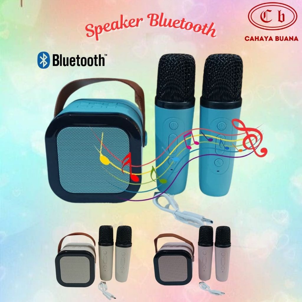 Speaker Karaoke Rolinson + 2 Mic RL-4049BT KTV Reachargeable - Rolinson Wireless Karaoke Speaker RL-
