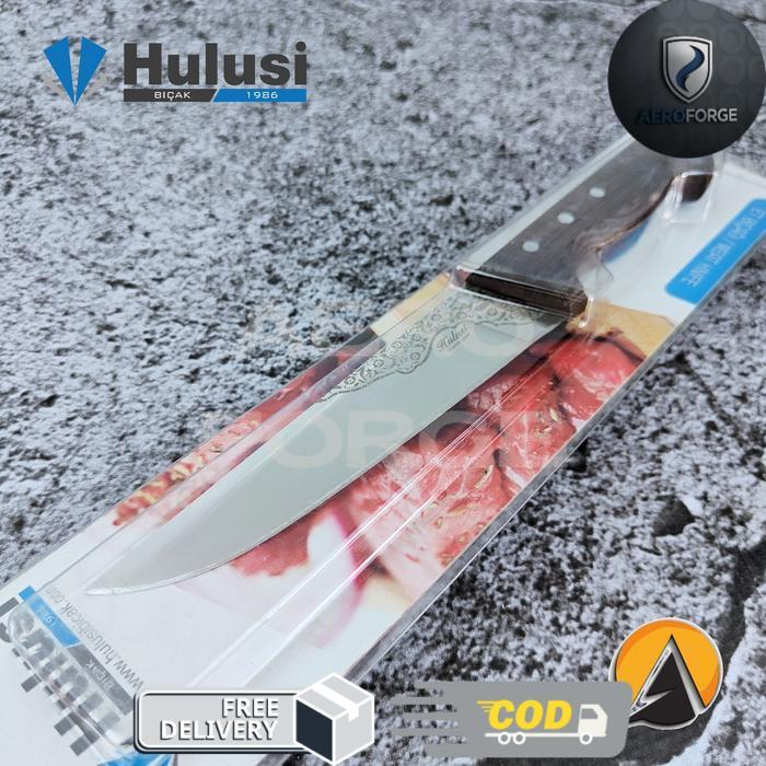 Pisau Butcher knife Hulusi straight 16 cm original turkey 10121.16 - 16 cm