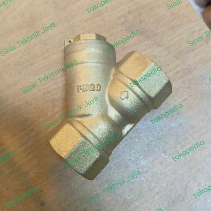 OKUMA y strainer 3/4" kuningan saringan y strainer