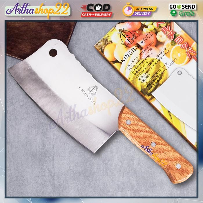 Pisau Dapur Gagang Kayu Tebal 3mili JAPAN Stainless Steel B215 - B215