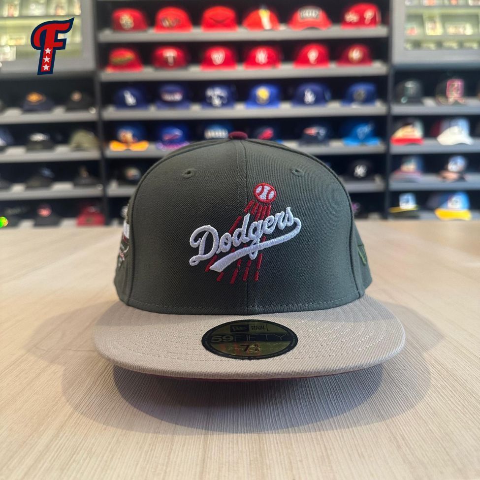 Topi New Era MLB Los Angeles LA Dodgers 40th Anniversary Dodgers Stadium Patch 59FIFTY Baseball Fitt