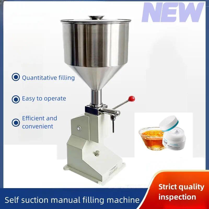 A03 manual paste filling machine quantitative liquid wine, honey sauce, eble oil, small packaging eq