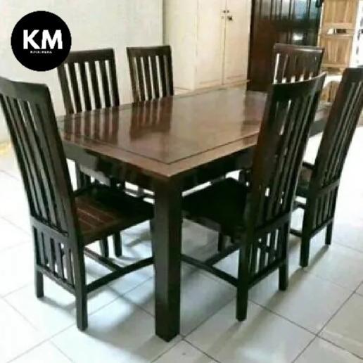 kursi makan jepara minimalis jati