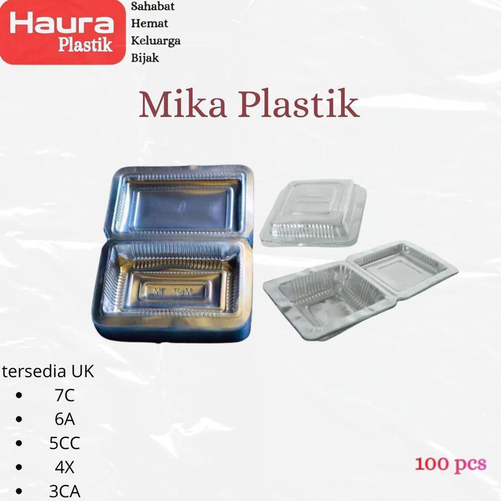 Mika Plastik Isi 100 – Uk 7C / 6A / 5CC / 4X / 3CA – Mika Kemasan Transparan
