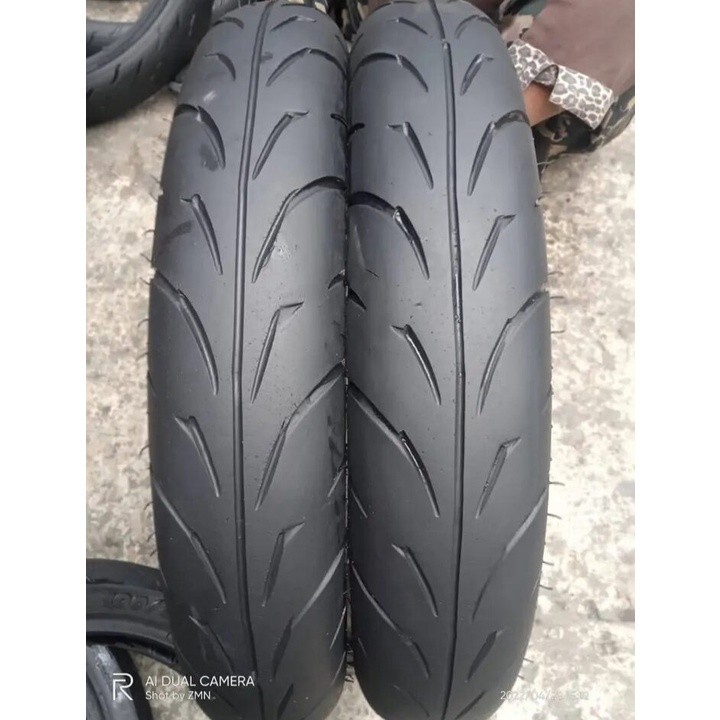sepasang ban ring 14 road race merk irc pasti pro uk 90/80 rata