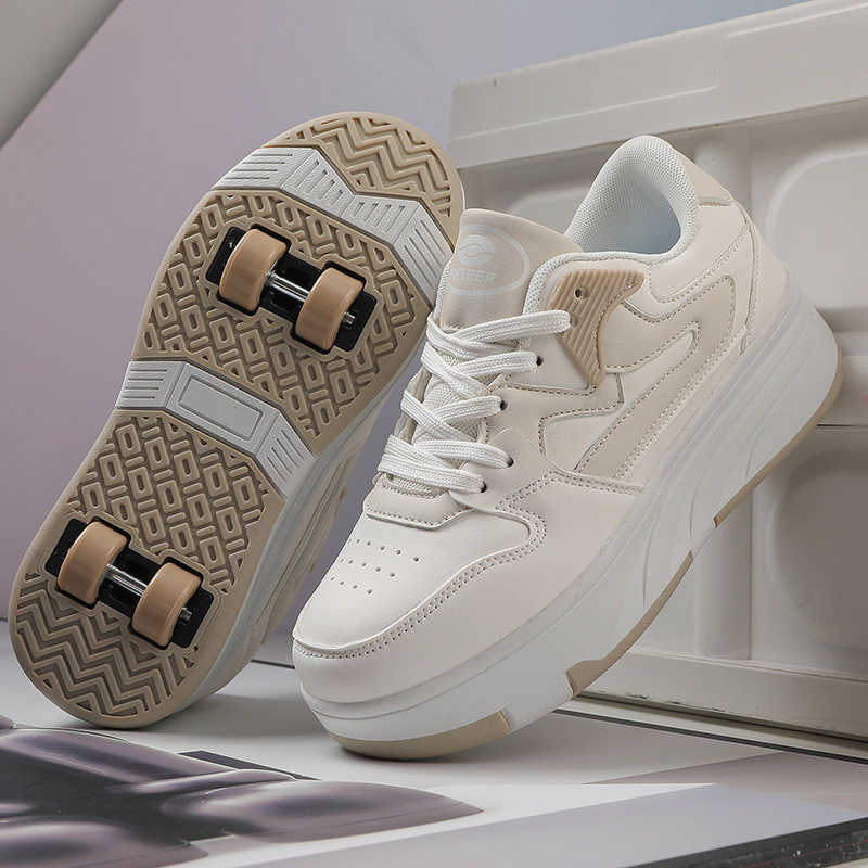 6.6 Sepatu Heelys Roda Dua Dan Empat Anak Anak Remaja Bongkar Pasang Gratis Ongkir LED  Rampage Baru