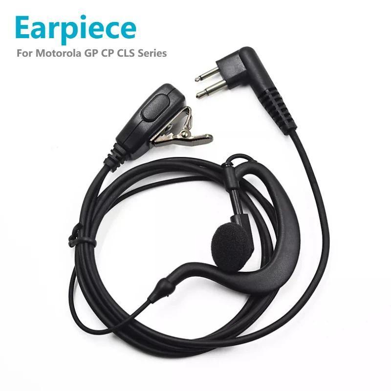 2Pin Surveillance Earpiece Headset Mic for Motorola GP280 GP300 GP308 CP88 CLS446 MU11 MV11 SU210 SV