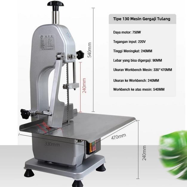 Mesin Bone Saw TZF-130 Tulang Sapi Dan Tulang Babi Bone Saw Machine