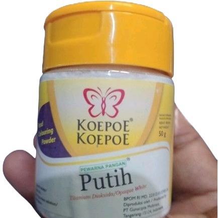 Pewarna Makanan Putih Koepoe Koepoe 50 g