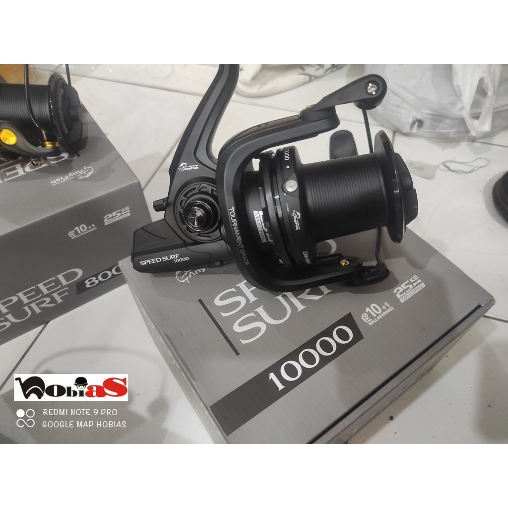 Reel Pancing power handle Anyfish Speed Surf 8000. 10000. 12000