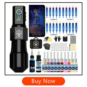 Jarum Tato POSEIDON 10Pcs/20Pcs Jarum Tato Untuk Riasan Permanen Perlengkapan Tato Sekali Pakai Akse