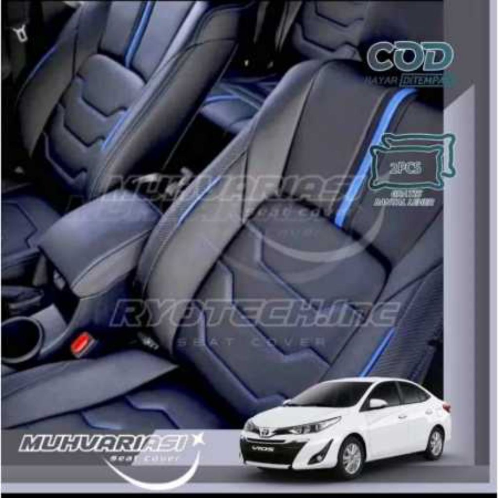 [Ready stock]sarung jok mobil vios gen 3 fullset dua baris