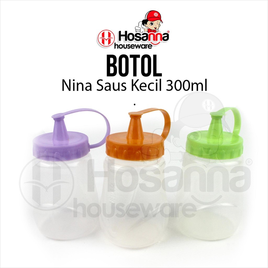 Botol Saos Kecap NINA  / Wadah Mayonaise Serbaguna Bahan Plastik