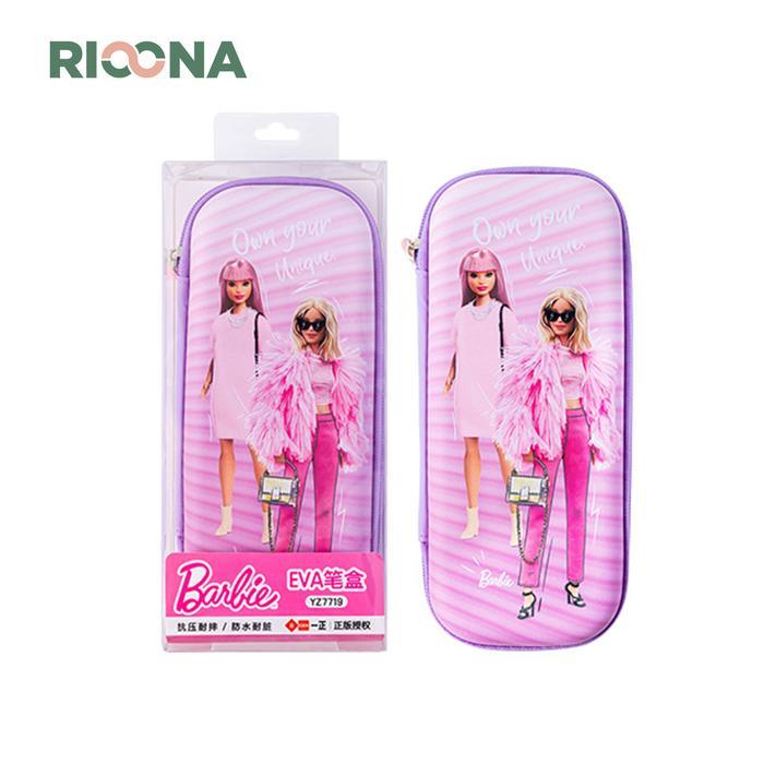Tempat Pensil Barbie Bahan EVA Kotak Pensil Barbie - Barbie Pink