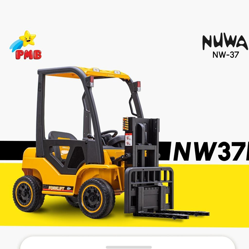 Mainan Mobil Aki Anak Forklift PMB NUWA NW 37 Garpu Truk Ukuran Besar