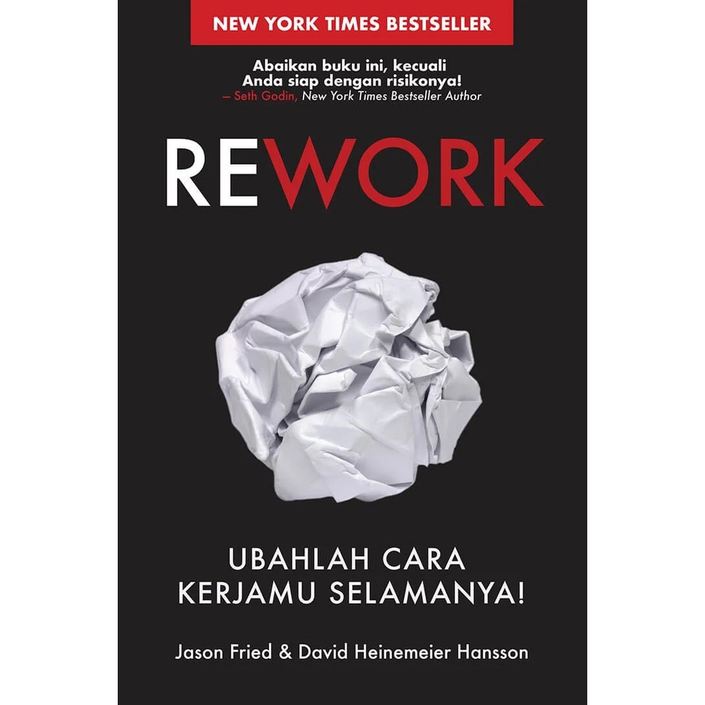 Buku Rework - David Heinemeier HanssonJason Fried