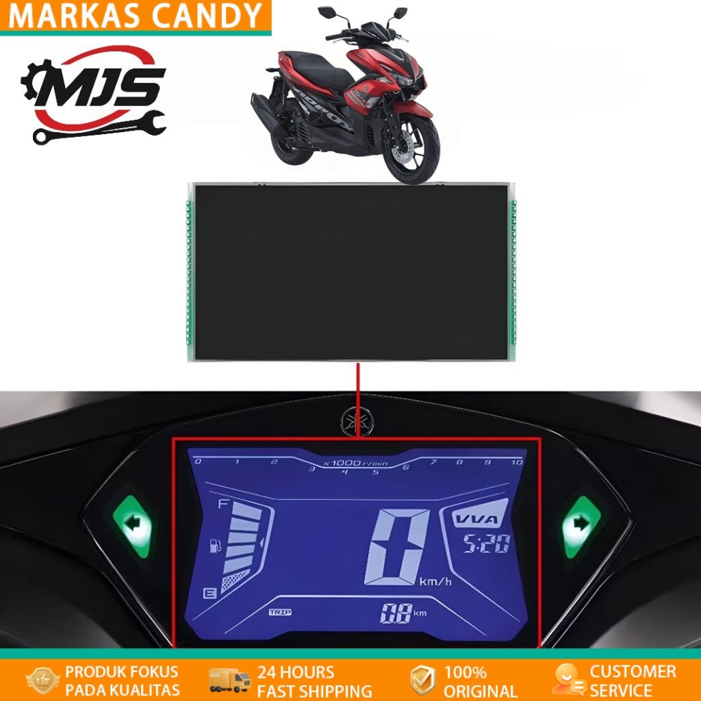 LCD speedometer YAMAHA Aerox 155 2017 Lexi 125 original