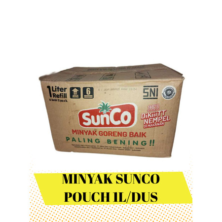 MINYAK GORENG SUNCO 1LITER/DUS