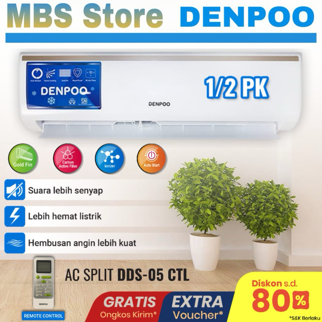 SO AC 1/2 PK Denpoo AC DDS 05 CTL