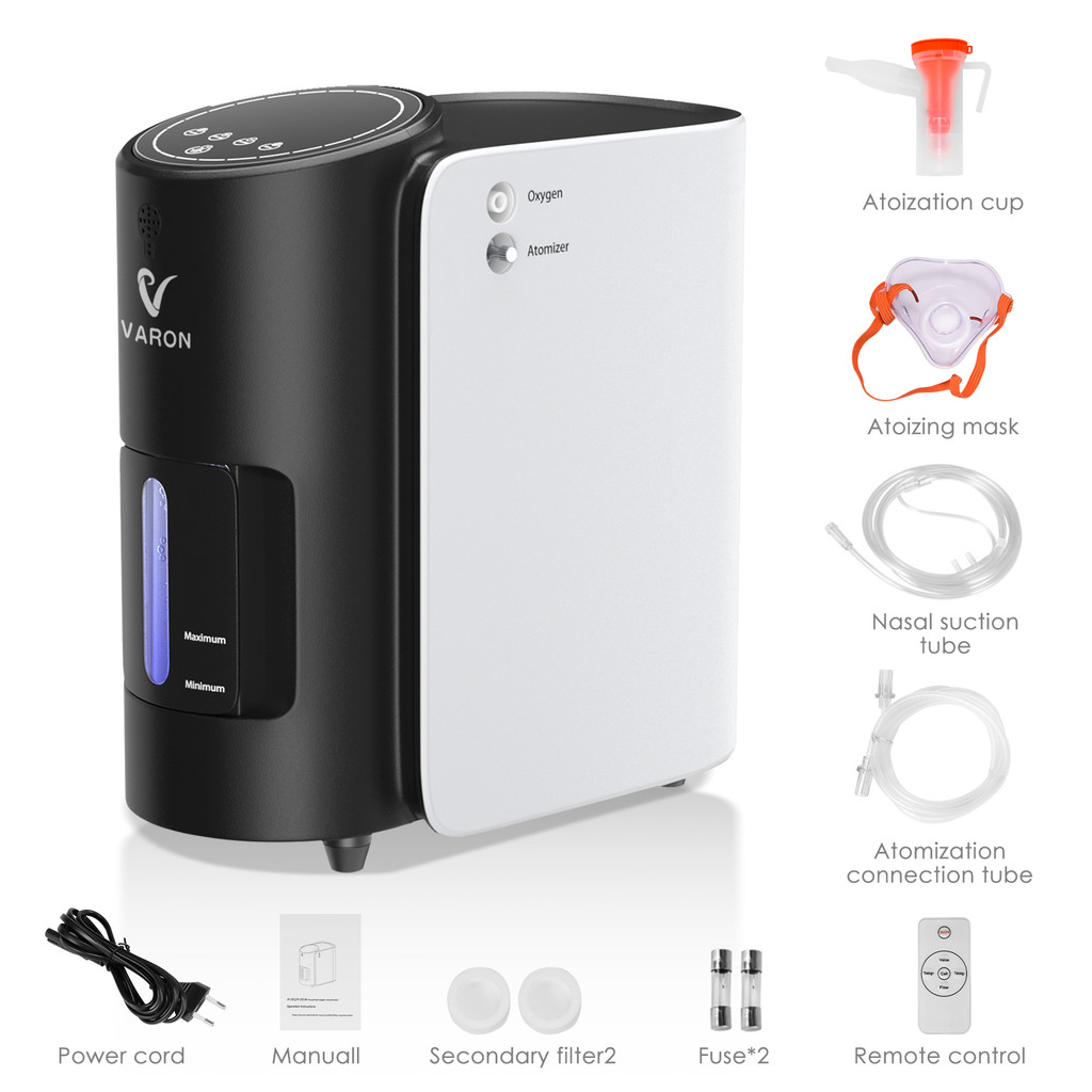 Oxygen Concentrator Y-101W VARON Portable 1L-7L/min can customize Home Oxygen tools & journey for el