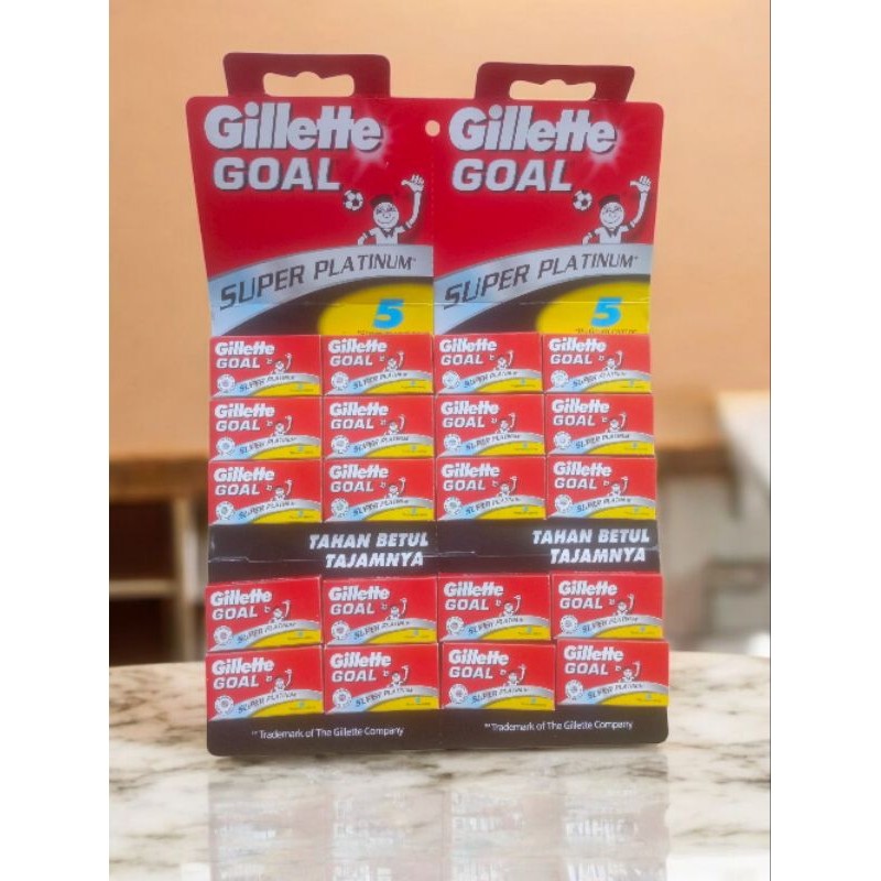Silet Goal/ Gillette Goal/ Refill Silet 1 PAPAN = 20 KOTAK
