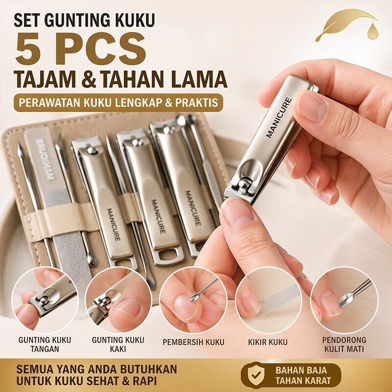 Tingkat Profesional Set Gunting Kuku / Set Lengkap Alat Perawatan Set Gunting Kuku / Penggunaan Seha